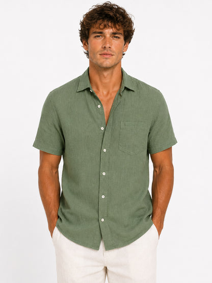 Provence Sage Linen shirt