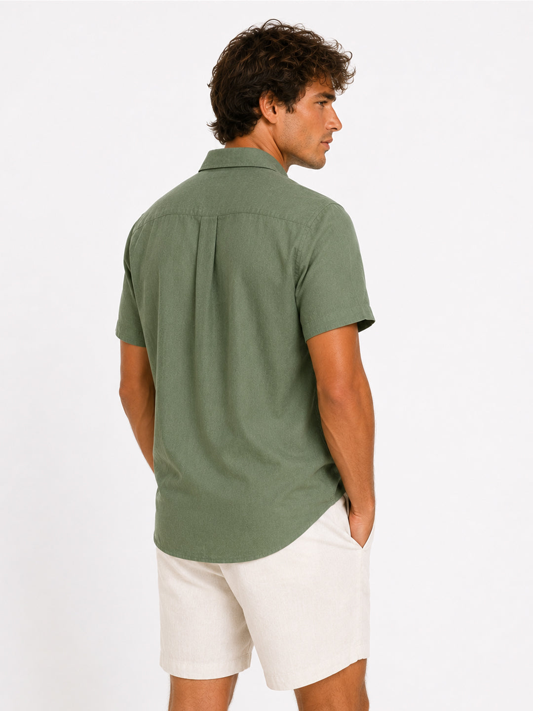 Provence Sage Linen shirt
