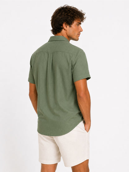Provence Sage Linen shirt