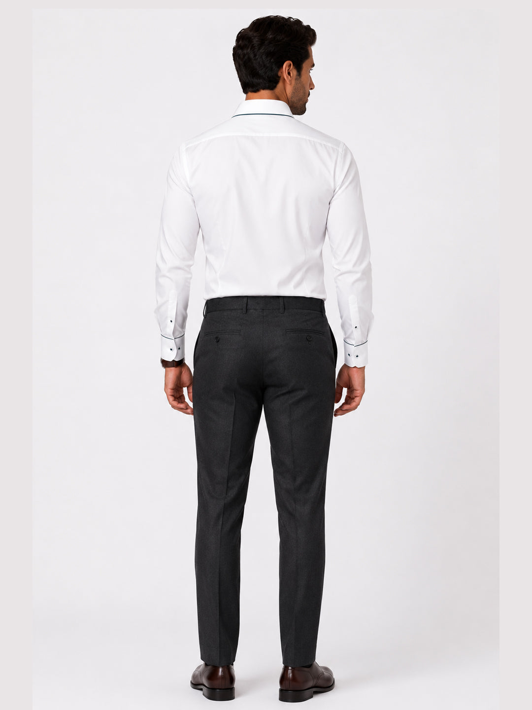 Reflecting Pond Piping Premium Soft Satin Party Shirt