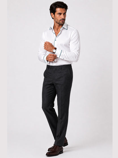Reflecting Pond Piping Premium Soft Satin Party Shirt