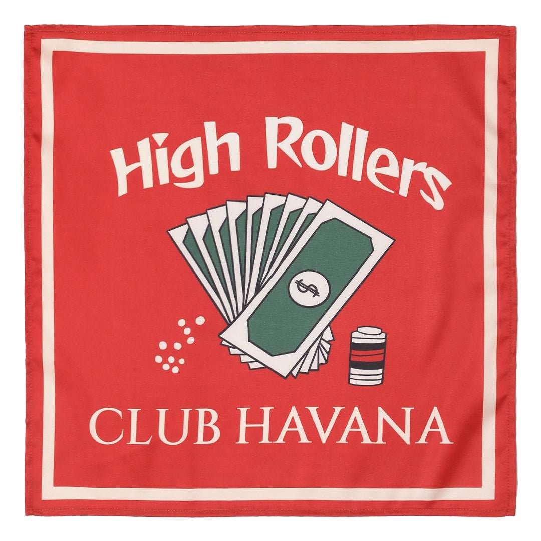 Royal Flush Pocket Square cum Scarf - CLUB HAVANA